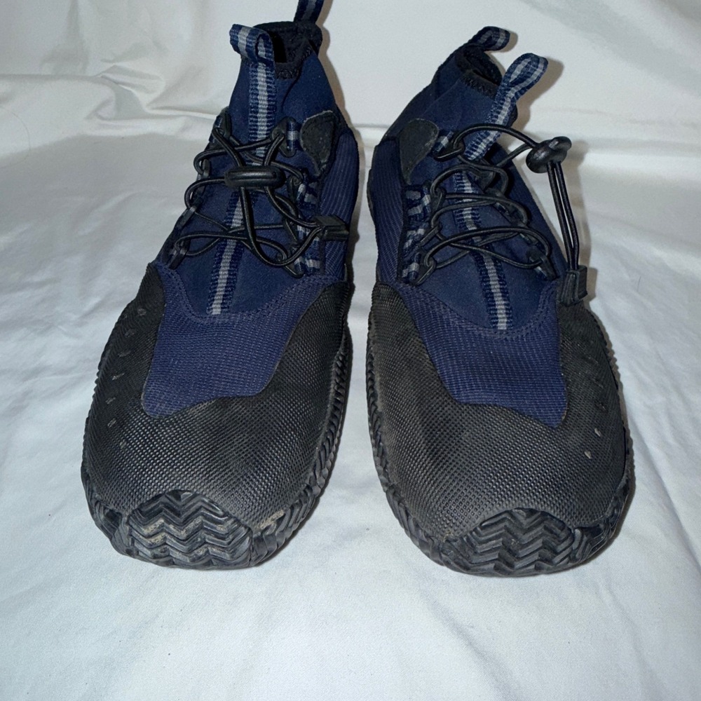 Mens Water Shoes Aqua Socks‎ Slip On Blue Size 12 Outdoor Beach Sport